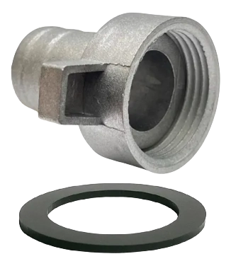 Set de conector de manguera de motobomba de 1”