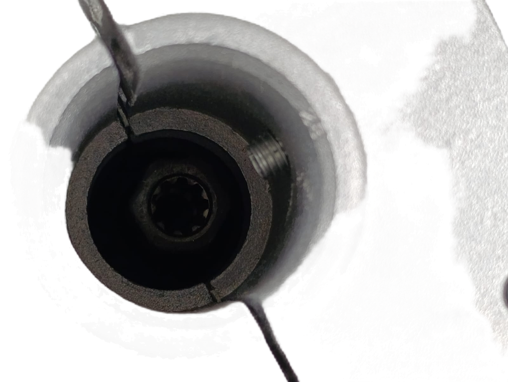 Cabezal lampeador de 10 cm adaptable para motoguadaña cabezal de 28 mm x 9T