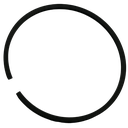 Set de anillos de pistón de 48mm x 1.5mm de motosierra compatible con Husqvarna 61