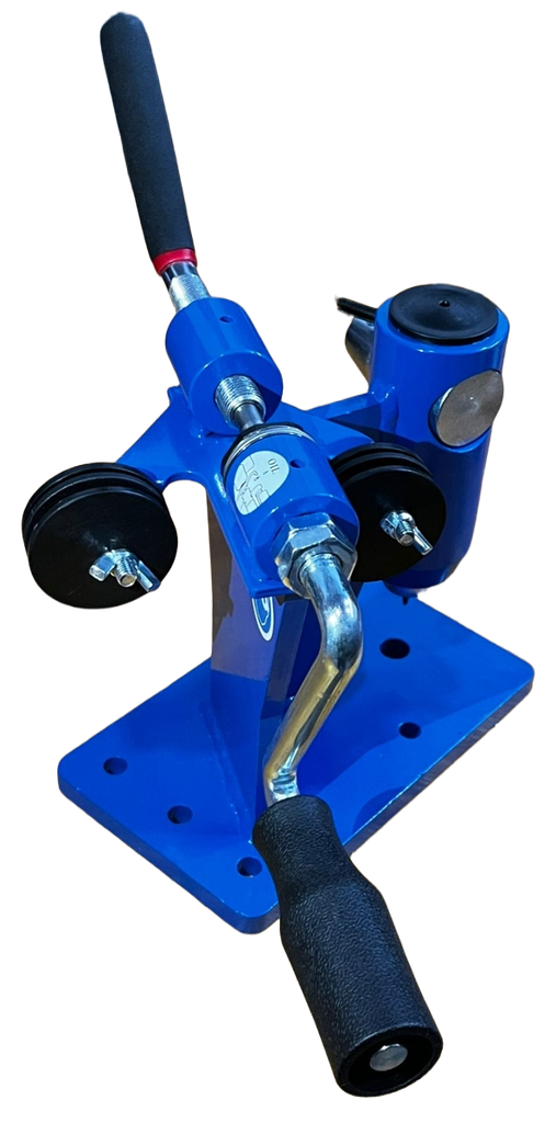 Maquina manual para cortar cadenas de motosierra