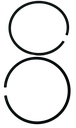 Set de anillos de pistón de 55mm x 1.2mm de motosierra compatible con Husqvarna 390