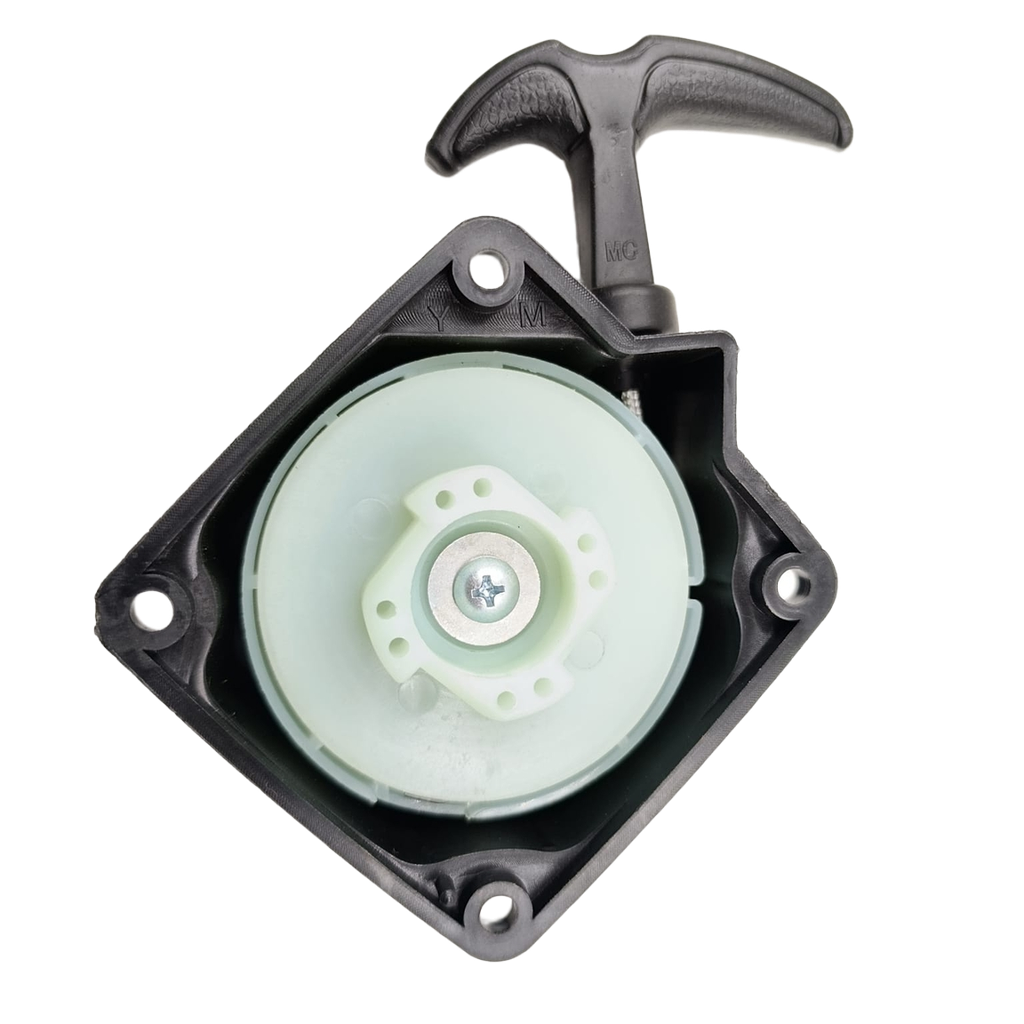 Arrancador completo de doble fleje y de 4 puntos de motoguadaña china compatible con Dragon y Craftop