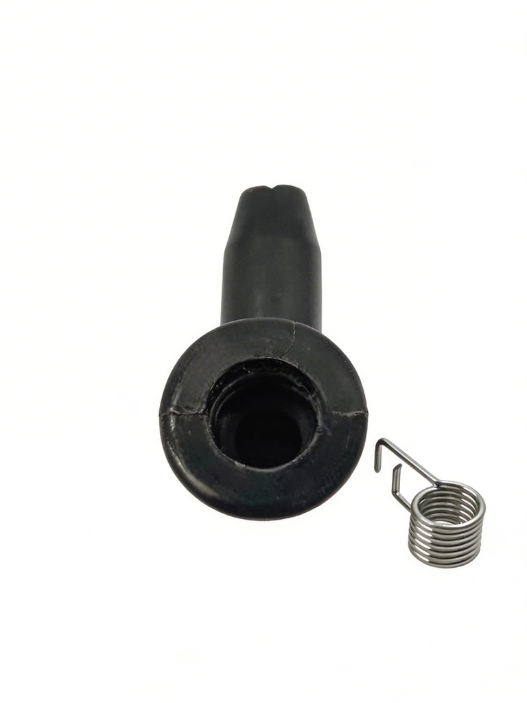 Tapa de ignicion (chupón) con resorte de motoguadaña recta compatible con Husqvarna 143 RII