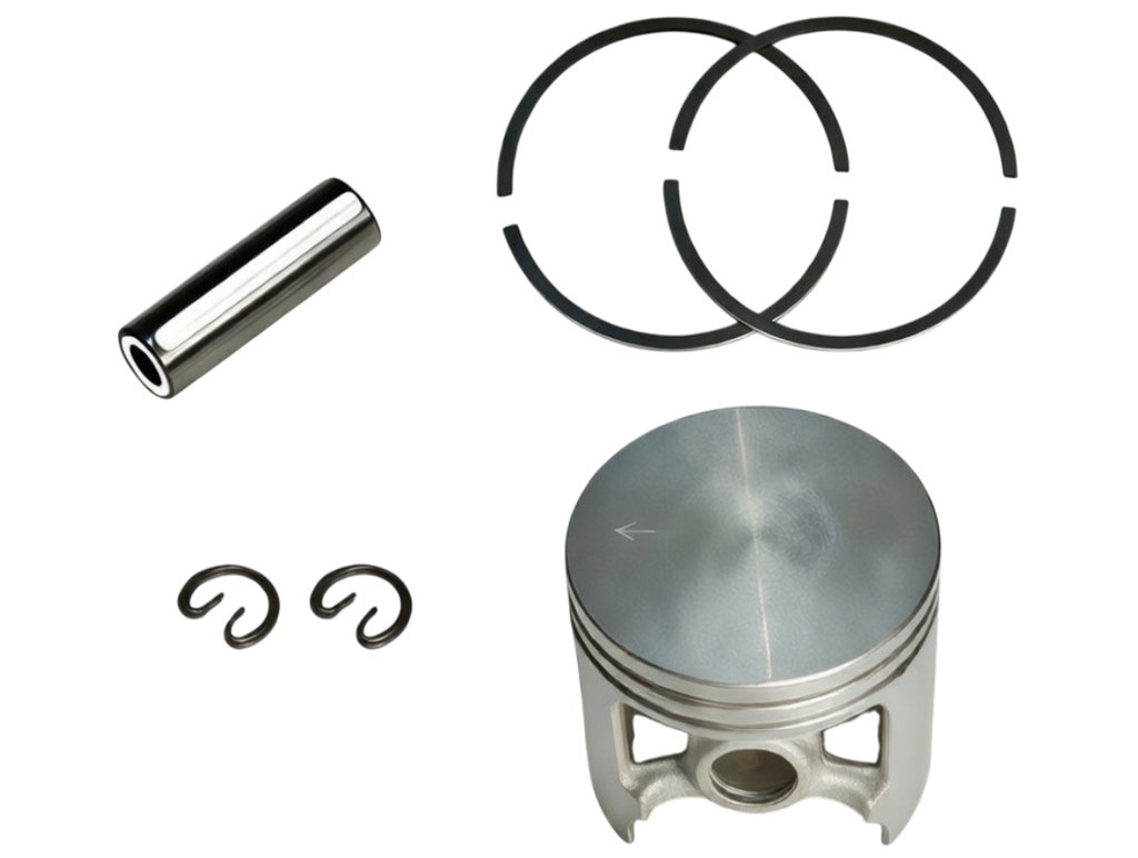 Set de pistón de motosierra compatible con Husqvarna 395 ( 56mm )