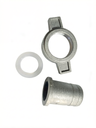 Set de conector de manguera de motobomba de 1”