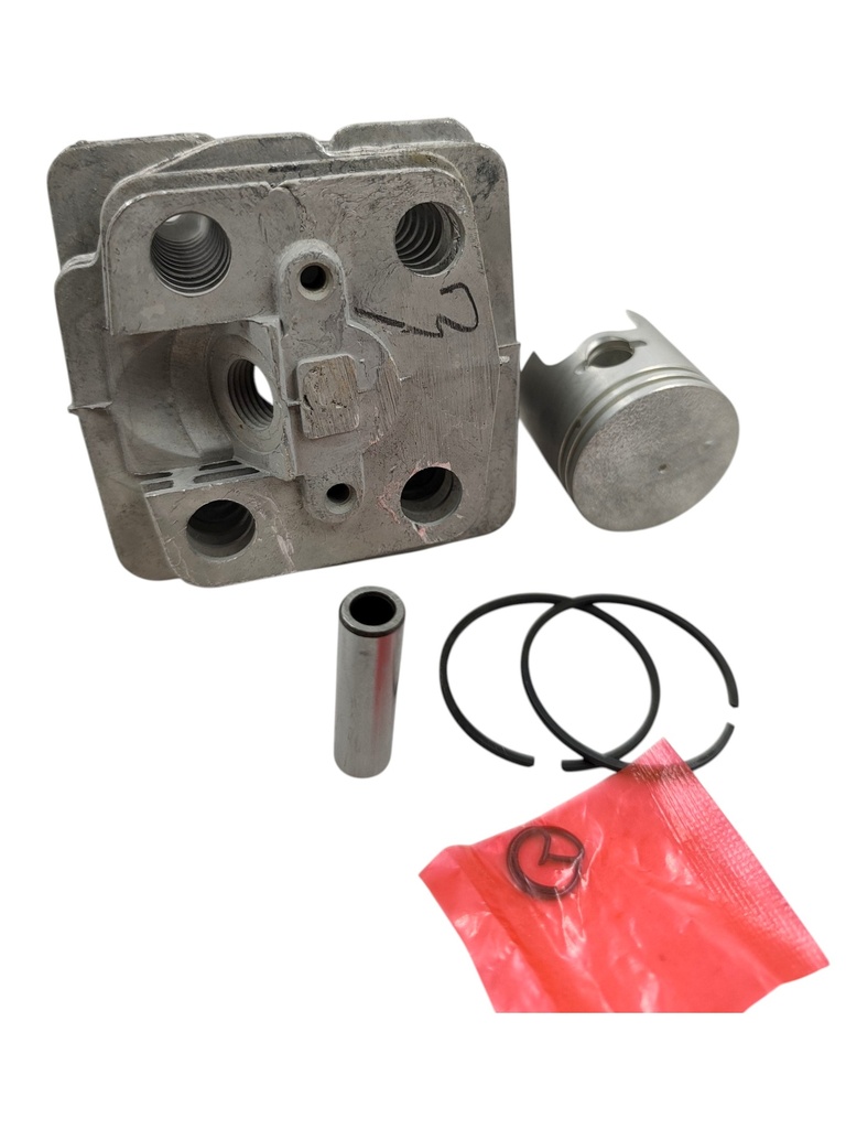 Kit de cilindro blanco de motoguadaña compatible con Husqvarna 143 de 40mm