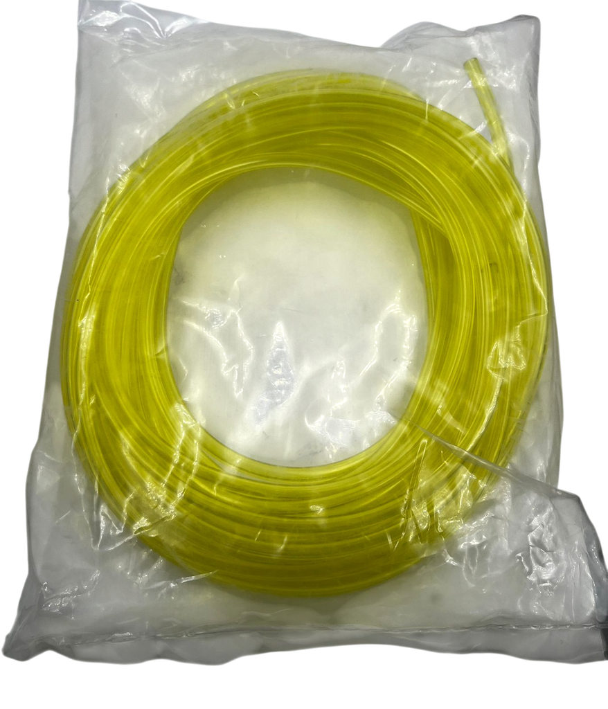 Rollo de 10 m de Manguera de combustible amarilla para motoguadaña