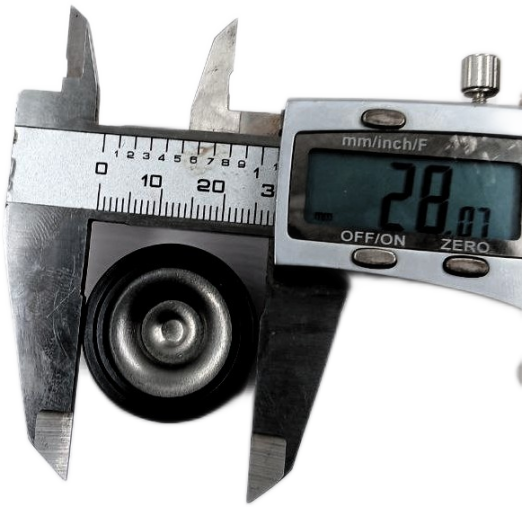 Valvula check de metal de 28mm de diametro externo