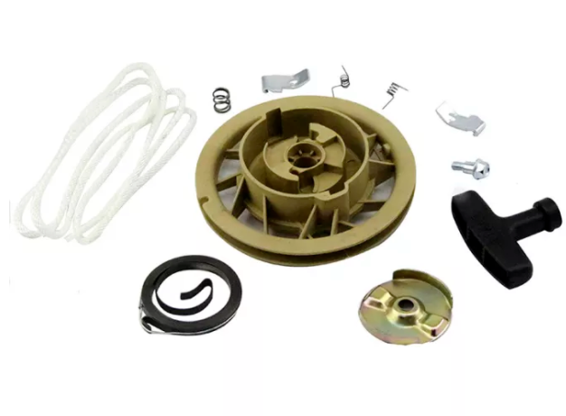 Kit de polea y fleje de arrancador de motor estacionario gasolinero compatible con Honda GX160