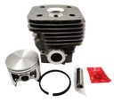 Kit de cilindro de motosierra compatible con Husqvarna 395 de 56 mm