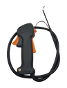 Manillar de aceleracion de motoguadaña recta compatible con Stihl FR450