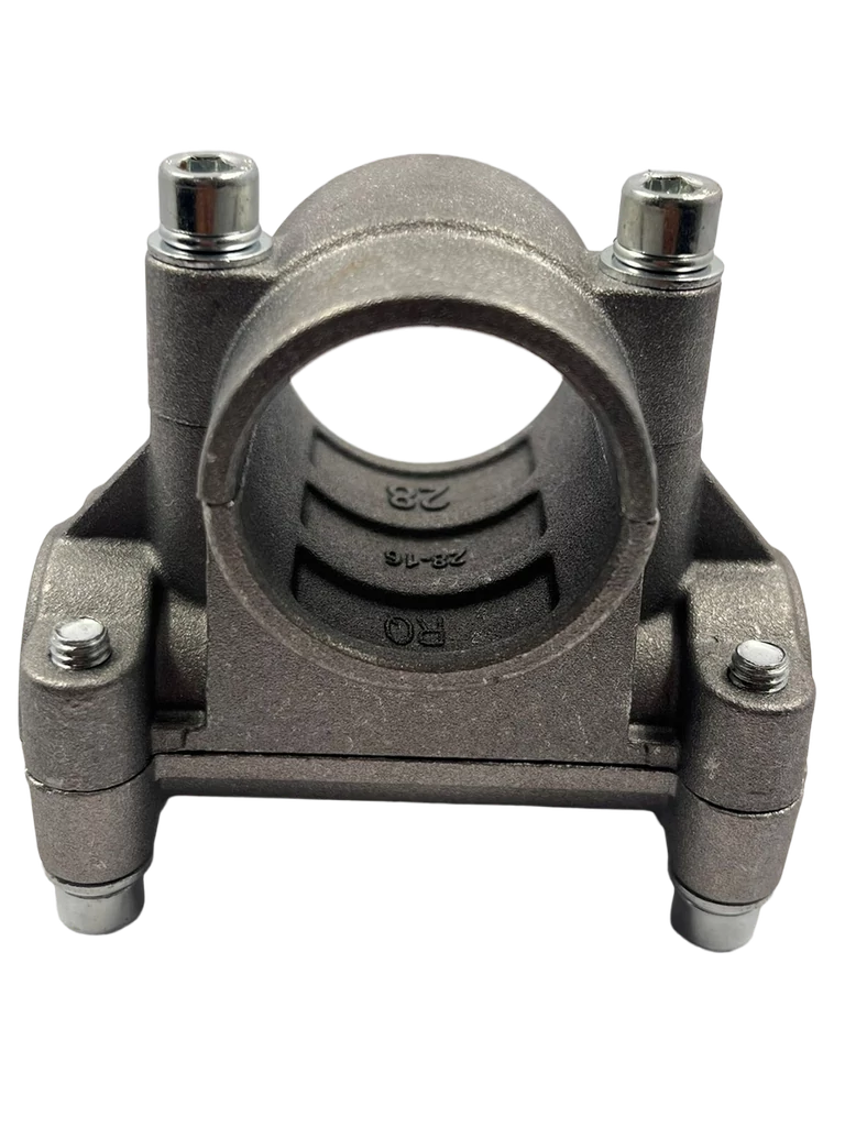 Abrazadera de soporte para tubo de motoguadaña recta compatible con Dragon, Craftop (28mm)