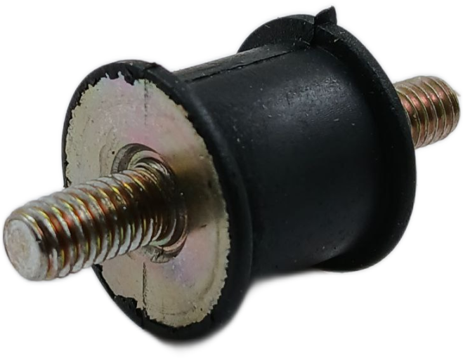 Amortiguador de base de motor de motoguadaña de jebe de 18 mm compatible con Maze, Dragon y Craftop