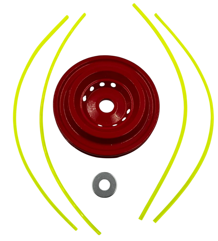 Autocut disco de color rojo de 4 líneas de 2.4 mm a 3.0mm