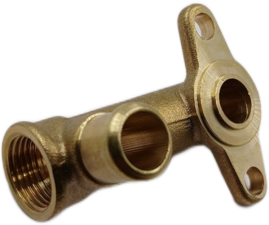 Pieza de bronce izquierda de descarga de bomba de motofumigadora compatible con TU26 (copia)