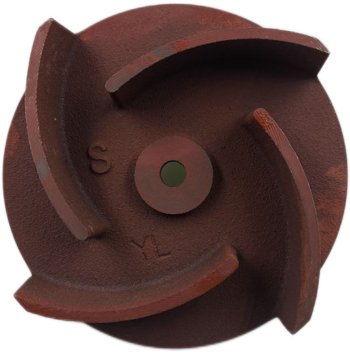Turbina de motobomba de 3” pulgadas 19mm eje