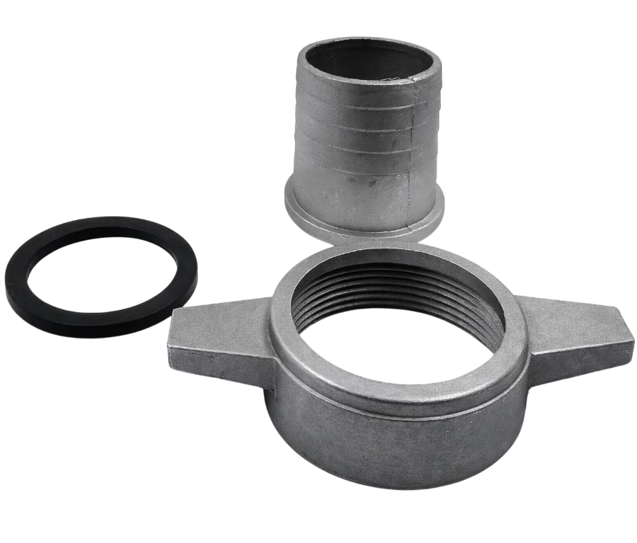 Set de conector de manguera de motobomba de 2”