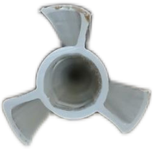 Buzo de Nylon separador de eje recto y tubo DE 1.43METROS  para motoguadaña compatible con FS450