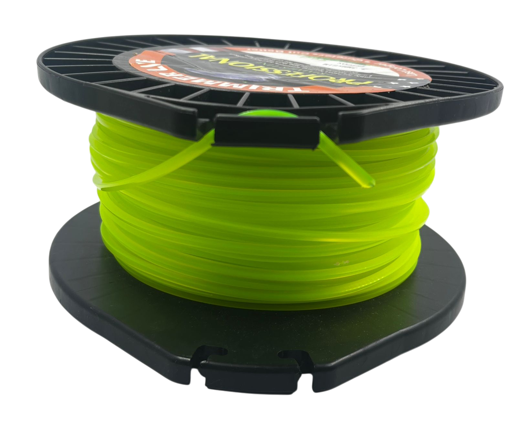 Rollo 61m de línea de Nylon de corte de sección Triangular 3.3mm