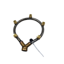 Boquilla de amatomizadora de anillo ajustable para varias cabezas