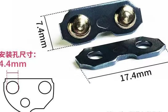 Candado de cadena 3/8 grande para motosierra compatible con Stihl 382 381361