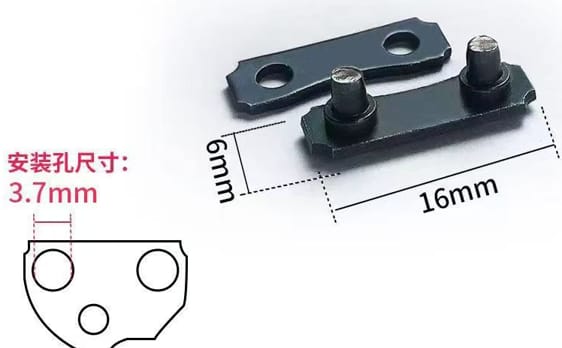 Candado de cadena 3/8 pequeño para motosierra compatible con Stihl MS250