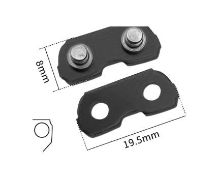 Candado de cadena .404" para motosierra compatible con Husqvarna 288 390 395