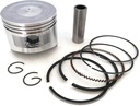 Set de pistón 0.25 de 88mm de motor estacionario gasolinero compatible con Honda GX390 / 13HP