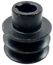 Polea de aluminio 2 1/2 x 2A , eje 19mm compatible con motores GX160