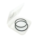 Set de anillos de pistón PREMIUM de 54mm x 1.2mm de motosierra compatible con Stihl MS660
