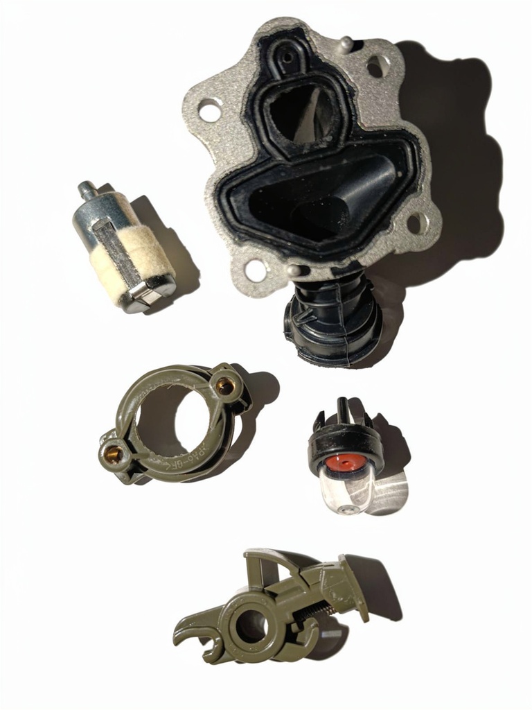Set de admisión y control de brida compatible con husqvarna 445