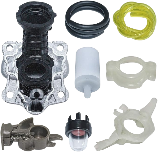 Set de admisión y control de brida compatible con husqvarna 445