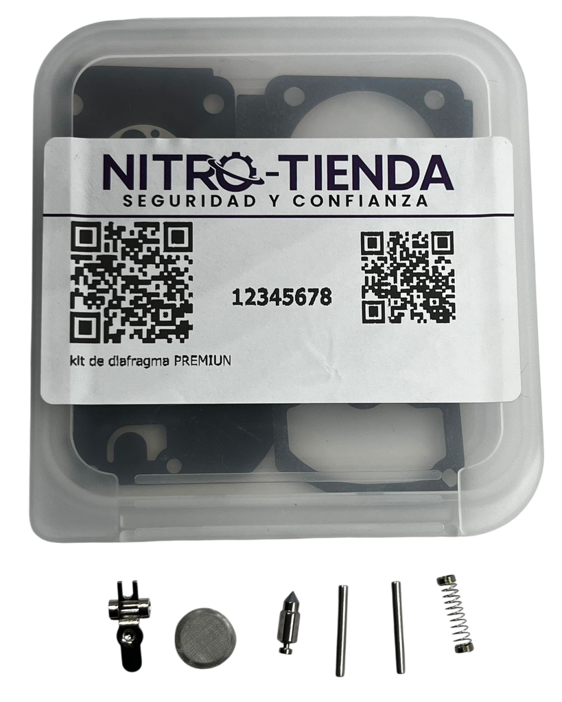 Kid de diafragma PREMIUM de motoguadaña compatible con 291