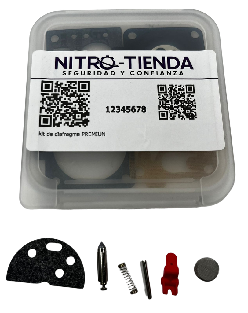 Kit de diafragma PREMIUM de carburador de motosierra compatible con Stihl MS381/382
