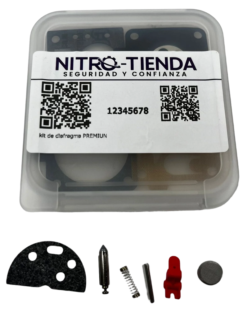 Kit de diafragma PREMIUM de carburador de motosierra compatible con Stihl MS381