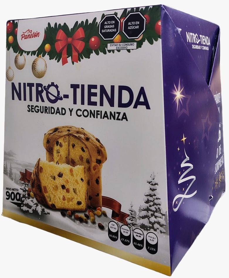 REGALO NAVIDEÑO Paneton calendario Nitro-tienda