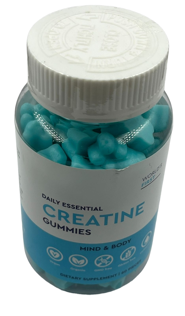 Goma de creatina de 60 unidades