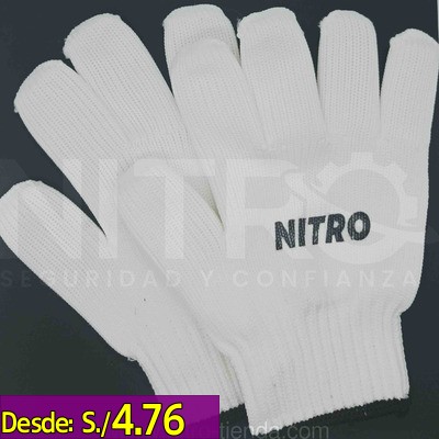 Guantes pesados de Nylon con alto grado de resistencia a la abrasion