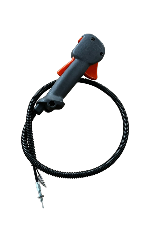 Manillar de aceleración de motoguadaña recta compatible con Husqvarna 143RII