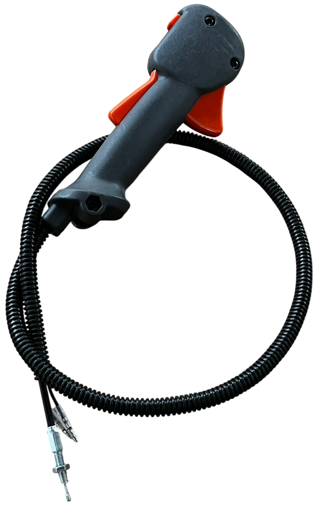 Manillar de aceleracion de motoguadaña recta compatible con Husqvarna 143RII