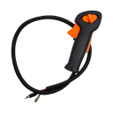 Manillar de motoguadaña recta china compatible con Dragon y Craftop