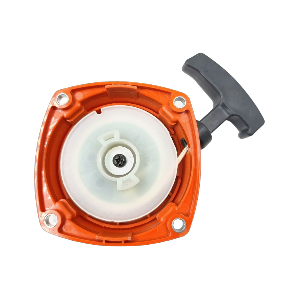 Arrancador completo de 2 puntos de motoguadaña con Husqvarna 143RII modelo moderno