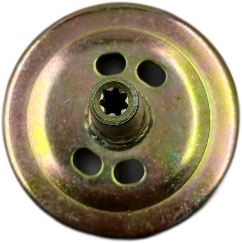 Campana con encastre de 7 dientes de motoguadaña recta china de 52 CC compatible con Maze, Dragon y Craftop