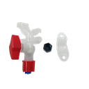 Conector izquierdo de 3/8'' para aguilon de hidrolavadora