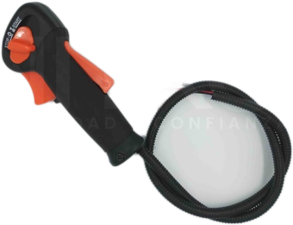 Manillar de aceleración de motoguadaña recta compatible con Stihl FS450