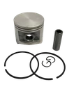 Set de pistón de motosierra compatible con Husqvarna 372 de 50mm