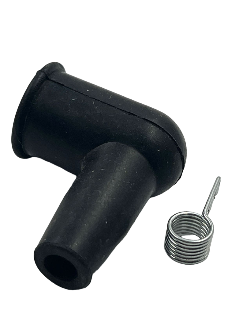 Tapa de ignicion (chupón) con resorte de motoguadaña recta compatible con Husqvarna 143 RII