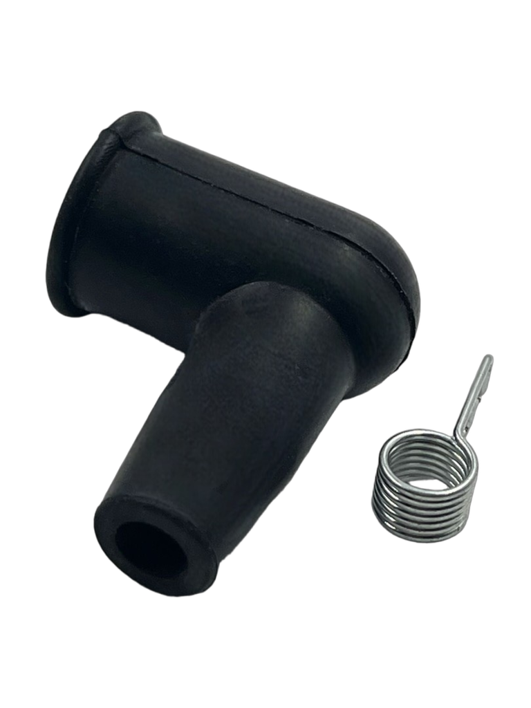 Tapa de ignicion (chupón) con resorte de motoguadaña recta compatible con Husqvarna 143 RII