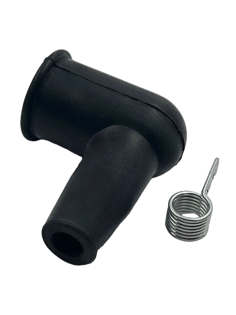 Tapa de ignicion (chupón) con resorte de motoguadaña recta compatible con Husqvarna 143 RII