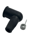 Tapa de ignicion (chupón) con resorte de motoguadaña recta compatible con Husqvarna 143 RII